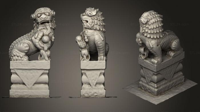 Китайская статуя льва